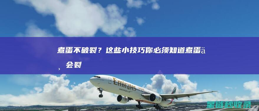 煮蛋不破裂？这些小技巧你必须知道 (煮蛋不会裂开)